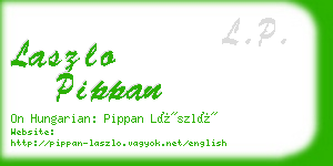 laszlo pippan business card